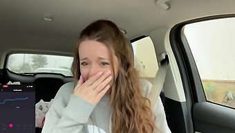 Nadia Foxx'S Public Pleasure Adventure With Toys And Starbucks Drive-Thru Orgasm