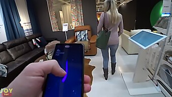 Il Vlog Giocoso Di Letty Black Sullo Shopping E Il Divertimento Con Il Vibratore In Pubblico