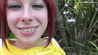 A Petite Redheaded Teen Receives Intense Anal Penetration From Her Stepfather