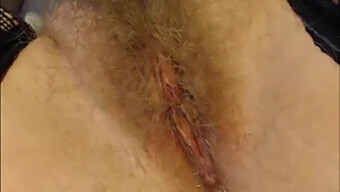 Intimate Closeup Of A Hairy Blonde'S Pussy On Webcam