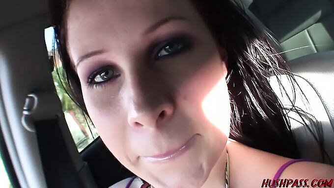 Gianna Michaels, Busty Babe With Big Natural Tits, Gives A Blowjob In A Van Before Getting Fucked