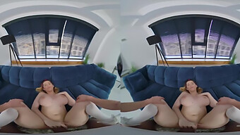 Experience The Ultimate Pleasure With Big Natural Tits And A Shaved Pussy In Virtual Reality