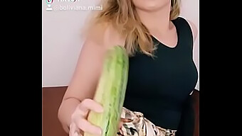 Join Me As I Pleasure Myself With A Big Vegetable - Don'T Miss Out, Follow Me On Twitter