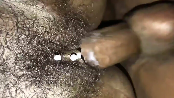 Gran Mujer Negra Bella Recibe De Atrás Creampie