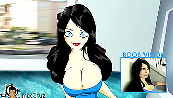 Hannah Minx'S Animated Breasts In Steamy Train Encounter