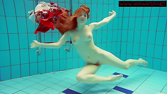 Nude Polish Teen'S Underwater Escapade