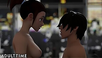 Καρτούν Σεξ Animation: Σχολική Κοπέλα Hentai Και Θετή Αδελφή