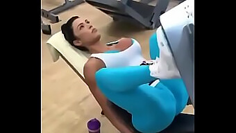 Fitness Center Exhibitionism With Visible Crotch