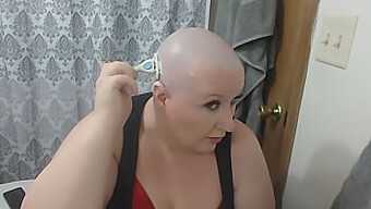 Thesweetsav, A Seductive Mature Cam Girl, Shaves Off Her Head In A Submission Role-Play