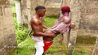 Mad Boy'S Wild Ride With Nigerian Slay Queen In Unfinished Building