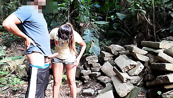 Brazilian Prostitute Gets Paid For Oral And Anal Sex In The Woods For $10