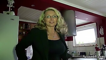 German Milf Seduces Neighbor For A Steamy Encounter In Homemade Video