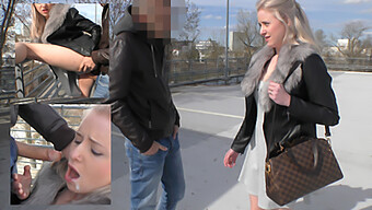 German 18-Year-Old Anna Mai Gets Caught In The Act