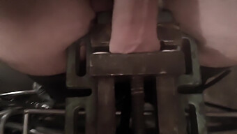 Clamped Balls: A Mobile Fetish Video