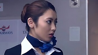 Ayu Sakurai Sexy Stewardess In Uniform