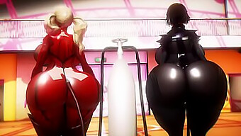 Ann And Makoto'S Breasts Grow Larger In Erotic 3d Animation