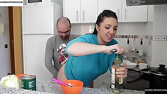 Horny Couple Cooks Up Some Steamy Action In The Kitchen